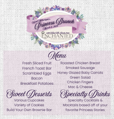 202602 - Princess Brunch Menu